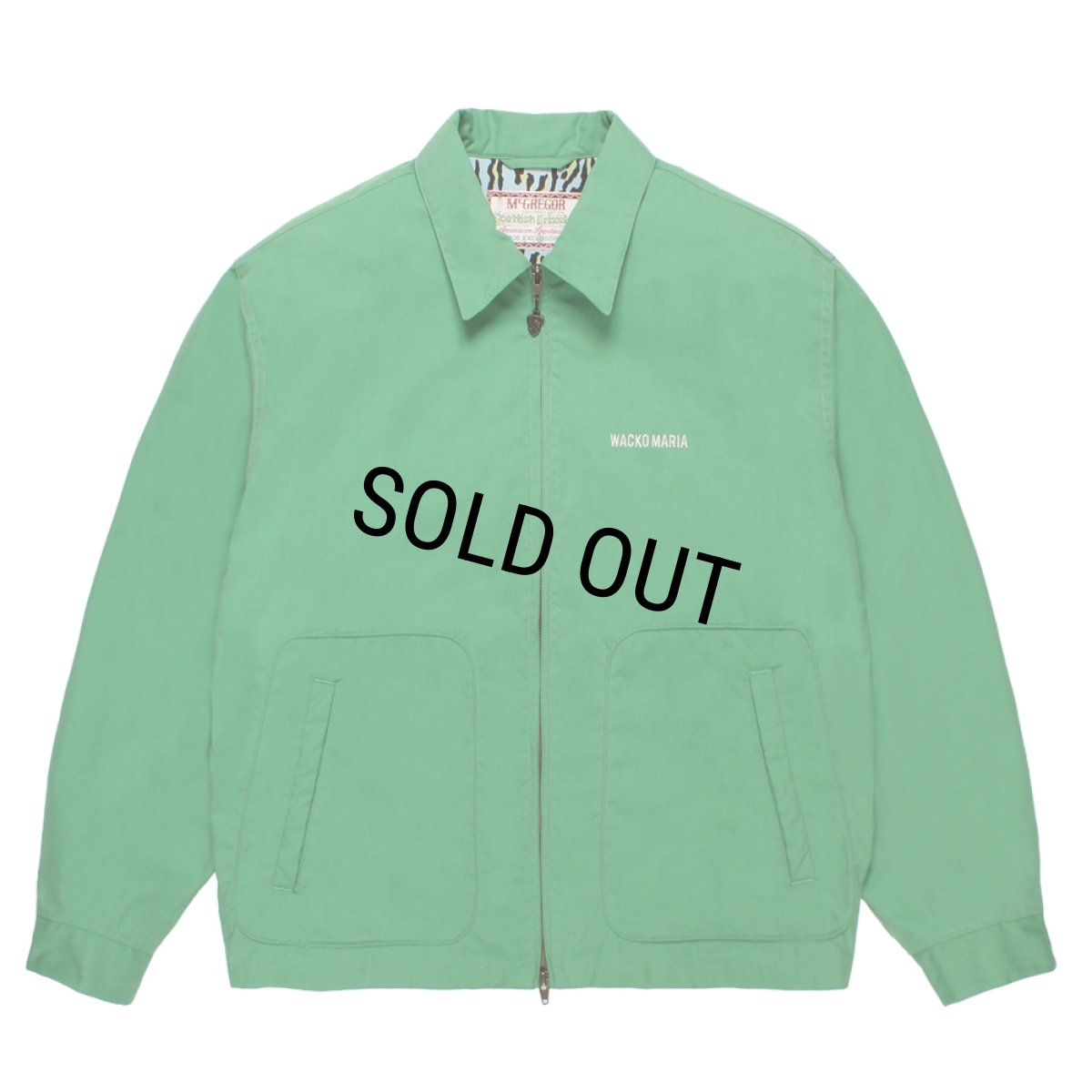 画像1: WACKO MARIA/MCGREGOR / DRIZZLER JACKET（GREEN）［ドリズラーJKT-26春夏］ (1)