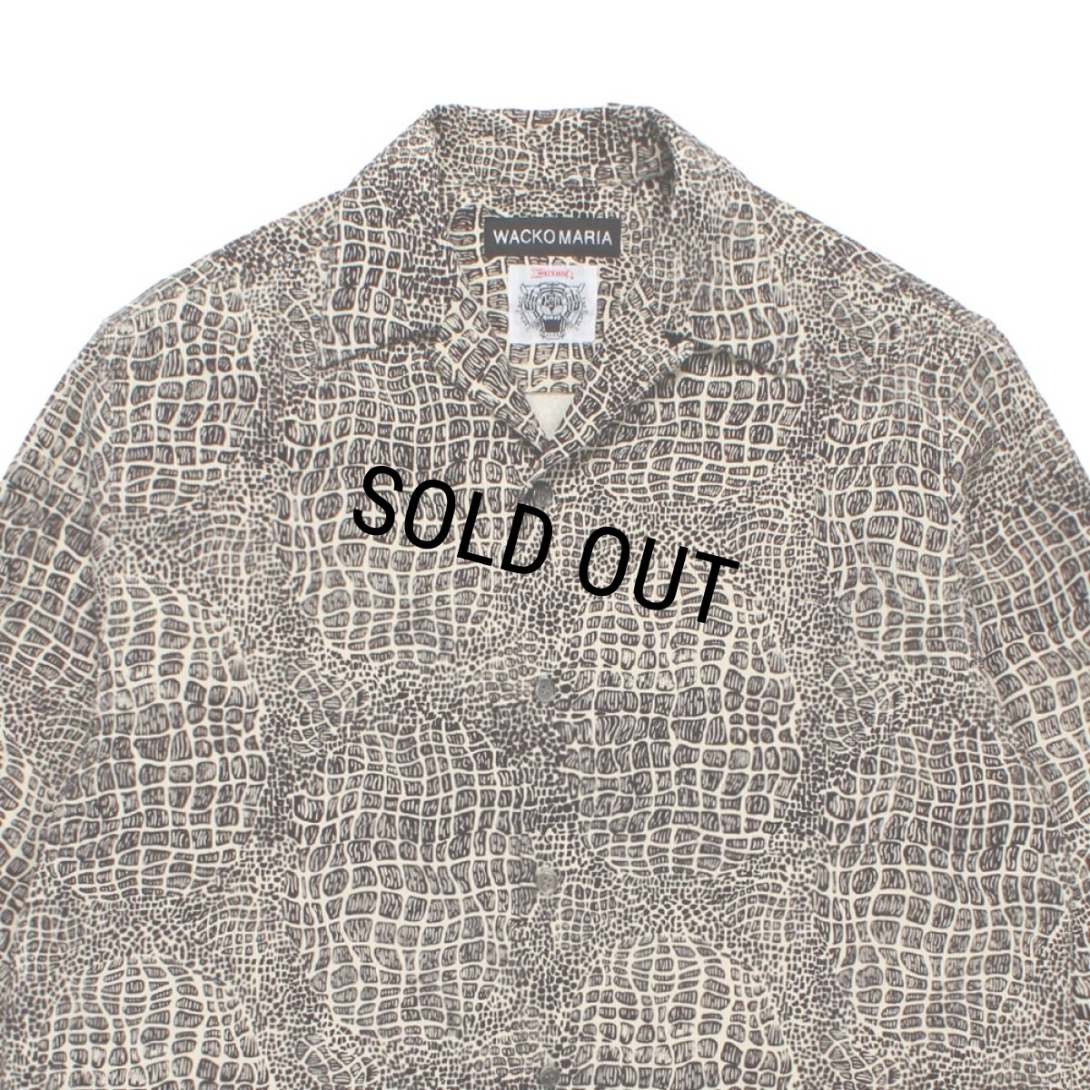画像3: WACKO MARIA/WOLF'S HEAD / CORDUROY 50'S OPEN COLLAR SHIRT（ONE）［コーデュロイ50'Sオープンカラーシャツ-26春夏］ (3)