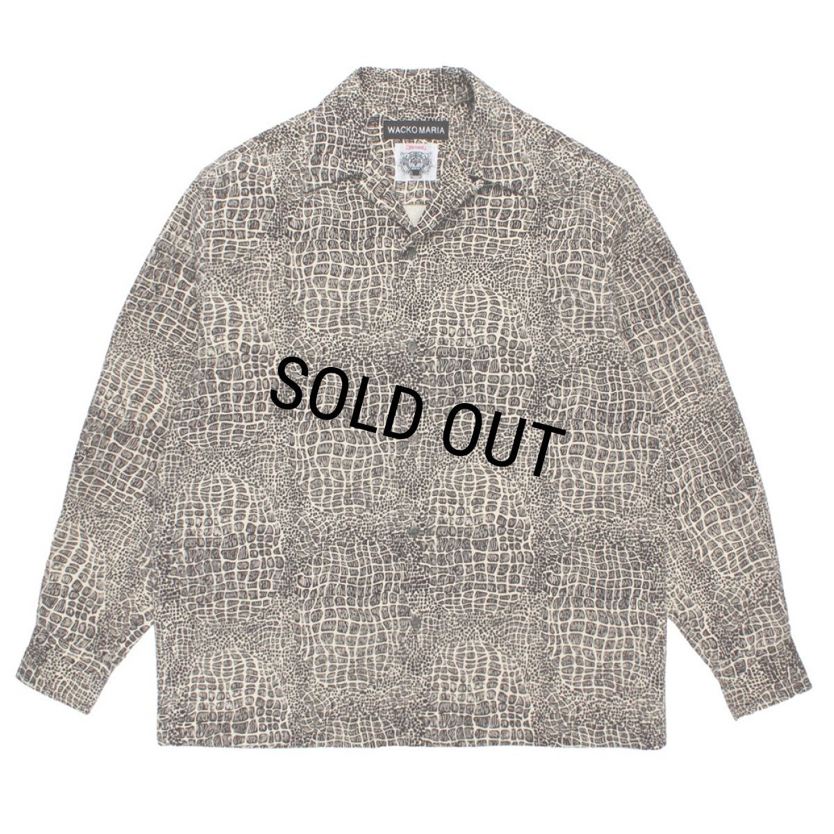 画像2: WACKO MARIA/WOLF'S HEAD / CORDUROY 50'S OPEN COLLAR SHIRT（ONE）［コーデュロイ50'Sオープンカラーシャツ-26春夏］ (2)