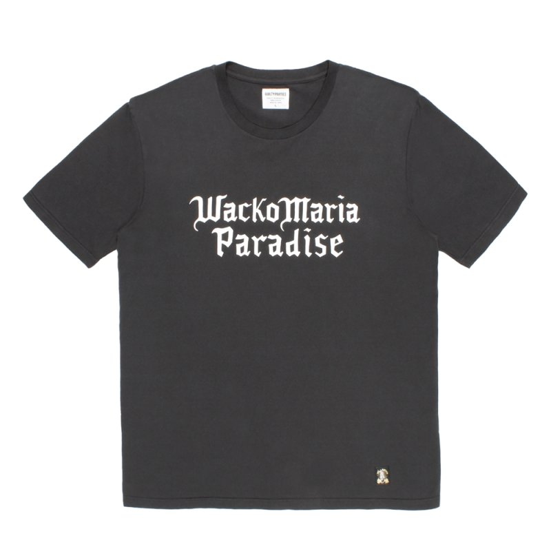 画像1: WACKO MARIA/STANDARD T-SHIRT（BLACK）［プリントT-26春夏］