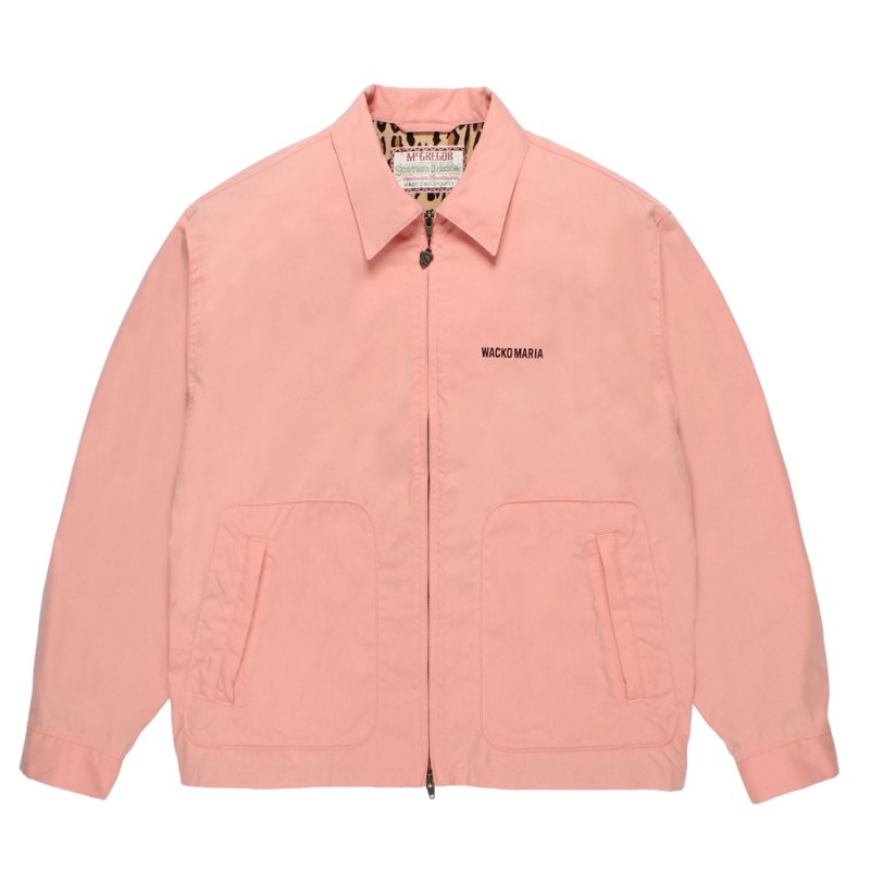 画像1: WACKO MARIA/MCGREGOR / DRIZZLER JACKET（PINK）［ドリズラーJKT-26春夏］
