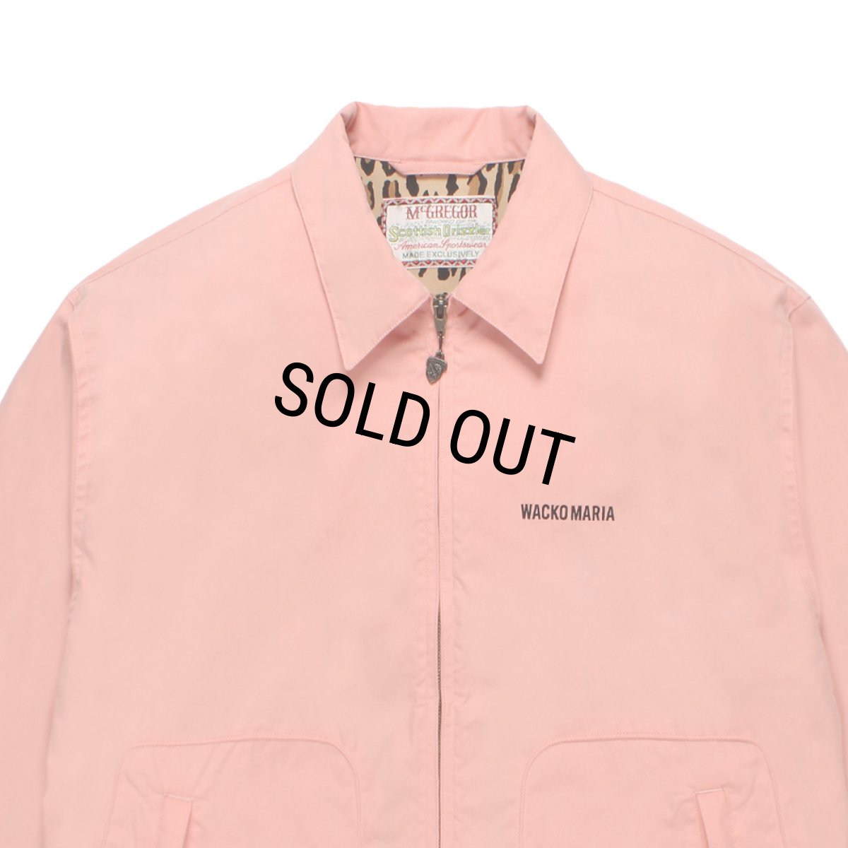 画像2: WACKO MARIA/MCGREGOR / DRIZZLER JACKET（PINK）［ドリズラーJKT-26春夏］ (2)