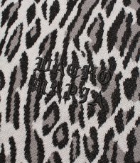 画像3: WACKO MARIA/LEOPARD JACQUARD KNIT POLO SHIRT（IVORY）［レオパードジャガードニットポロシャツ-26春夏］ (3)