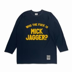 画像1: BUENA VISTA/Who the fuck is football shirt（NAVY）［フットボールシャツ-26春夏］ (1)