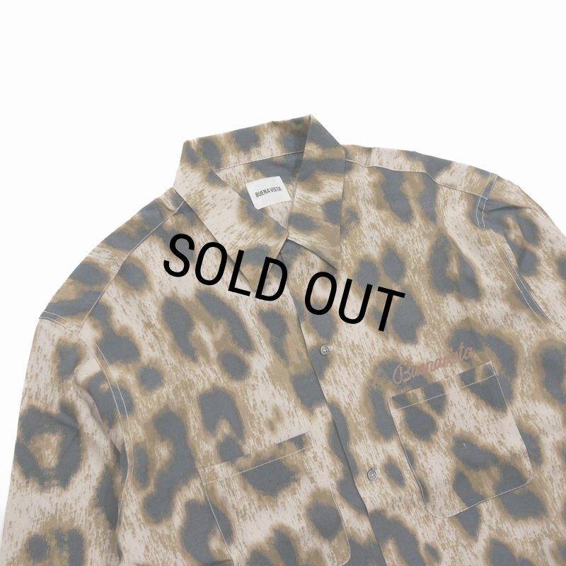 BUENA VISTA/Guay leopard shirt（BEIGE）［レオパードシャツ-26春夏