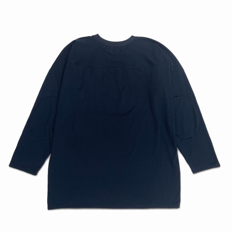 画像2: BUENA VISTA/Who the fuck is football shirt（NAVY）［フットボールシャツ-26春夏］