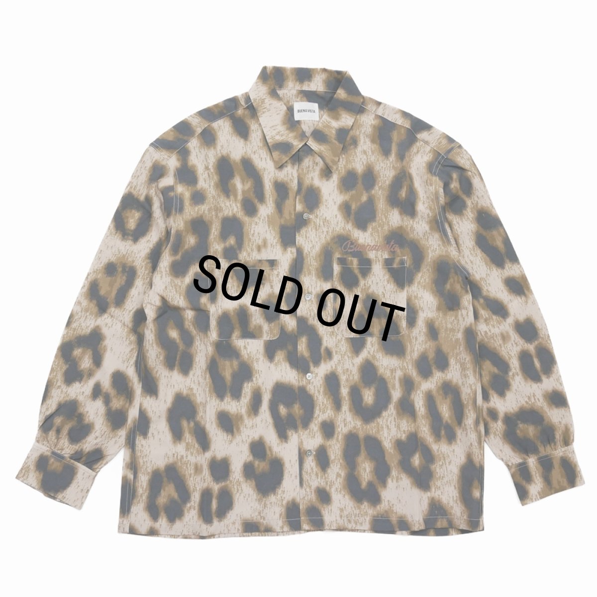 画像1: BUENA VISTA/Guay leopard shirt（BEIGE）［レオパードシャツ-26春夏］ (1)