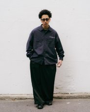画像5: COOTIE PRODUCTIONS/Broad L/S Work Shirt（Navy）［ブロードワークシャツ-26春夏］ (5)