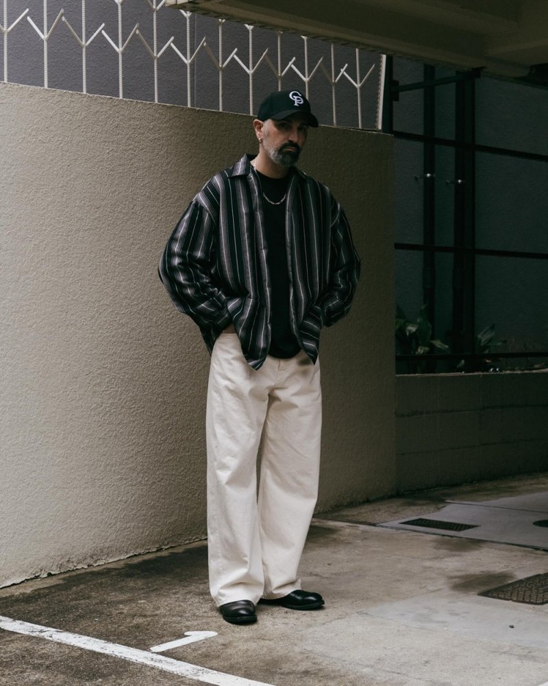 画像3: COOTIE PRODUCTIONS/12.5oz Denim 5 Pocket Square Leg Pants（Ivory）［デニムスクエアレッグパンツ-26春夏］