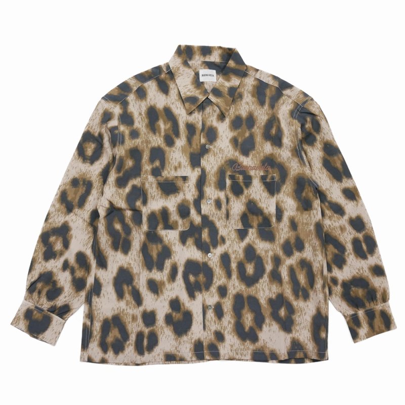 画像1: BUENA VISTA/Guay leopard shirt（BEIGE）［レオパードシャツ-26春夏］