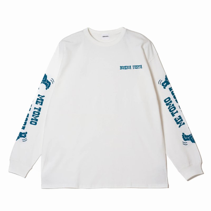 画像1: BUENA VISTA/Me tomo ultima copa L/S tee（WHITE）［プリント長袖T-26春夏］