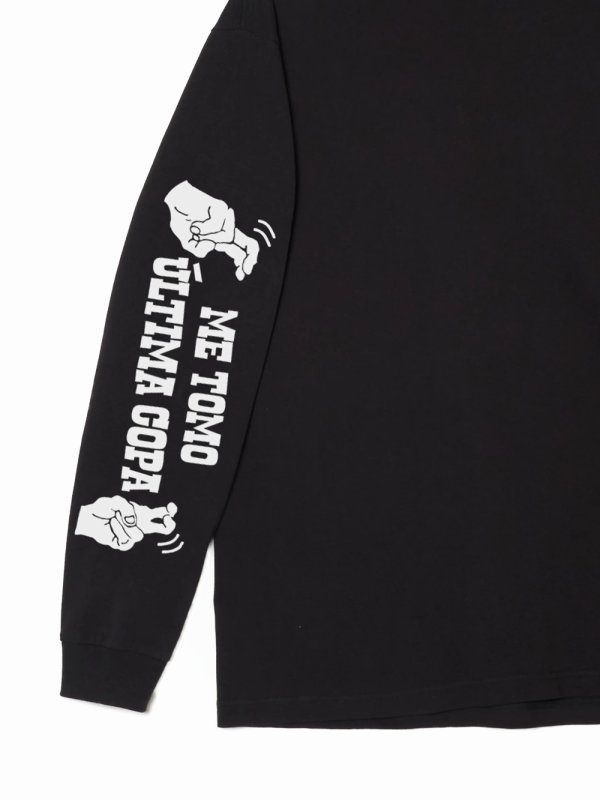 30%OFF】BUENA VISTA/Me tomo ultima copa L/S tee（BLACK）［プリント