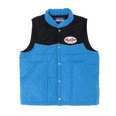 画像1: PORKCHOP/RACING VEST（BLUE/BLACK）［レーシングベスト-25秋冬］ (1)