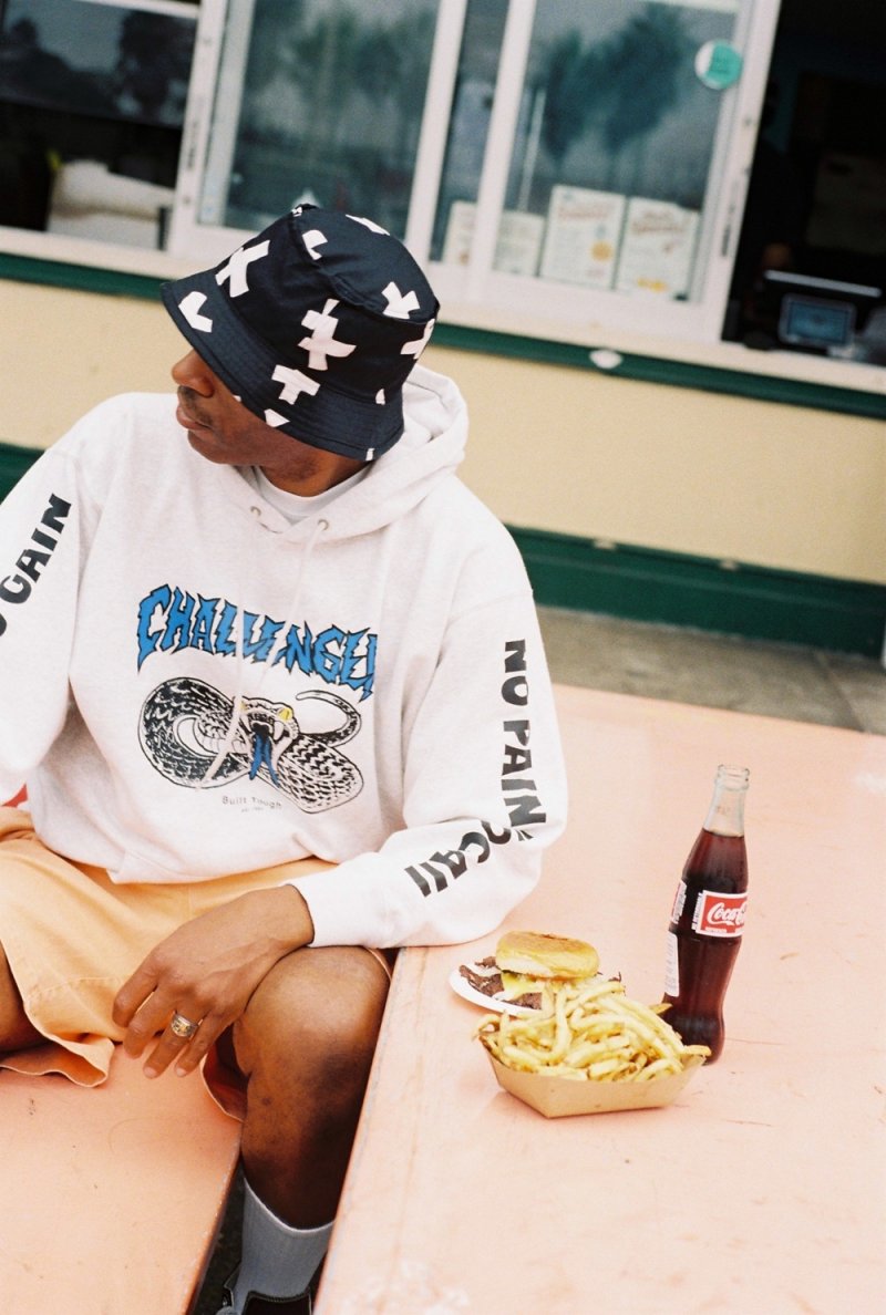 画像2: CHALLENGER/SNAKE HOODIE（GRAY）［スネークフーディー-26春夏］