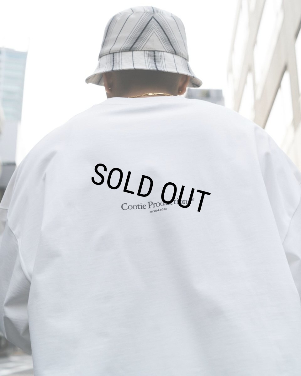 画像4: COOTIE PRODUCTIONS/Spanish Pima Boxy L/S Tee（White）［スパニッシュピマボクシー長袖T-26春夏］ (4)