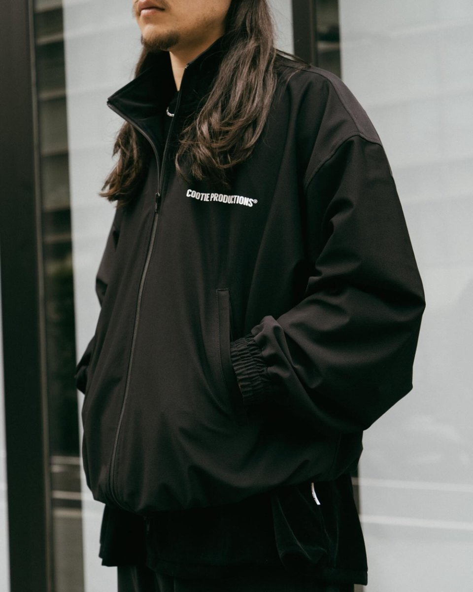 画像6: COOTIE PRODUCTIONS/Frost Weave Track Jacket（Black）［フロストウィーヴトラックJKT-26春夏］ (6)