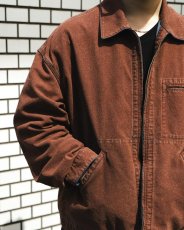 画像4: COOTIE PRODUCTIONS/Grainy Denim Work Jacket（Red）［グレイニィデニムワークJKT-26春夏］ (4)