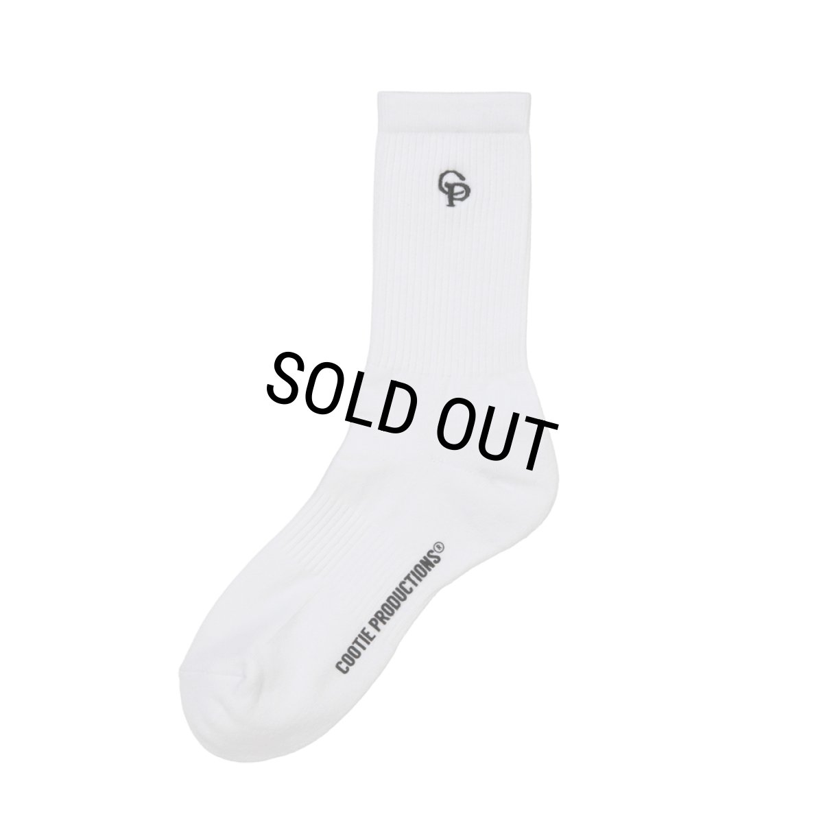 画像1: COOTIE PRODUCTIONS/N/C Middle Socks（White）［ミドルソックス-26春夏］ (1)