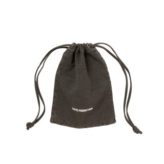 COOTIE PRODUCTIONS/Color Denim Drawstring Bag（Fade Black