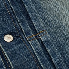 画像5: CALEE/1st TYPE DENIM JACKET（USED INDIGO BLUE）［ファーストタイプデニムJKT-26春夏］ (5)