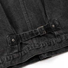 画像9: CALEE/1st TYPE DENIM JACKET（USED BLACK）［ファーストタイプデニムJKT-26春夏］ (9)