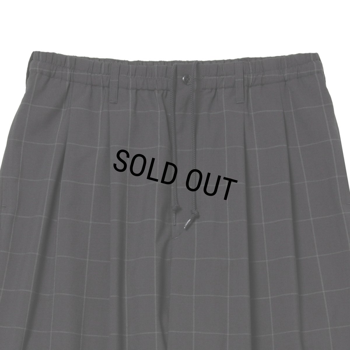 画像3: COOTIE PRODUCTIONS/T/W 2 Tuck Easy Pants（Check）［T/Wツータックイージーパンツ-26春夏］ (3)