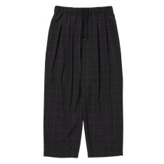 画像1: COOTIE PRODUCTIONS/T/W 2 Tuck Easy Pants（Check）［T/Wツータックイージーパンツ-26春夏］ (1)