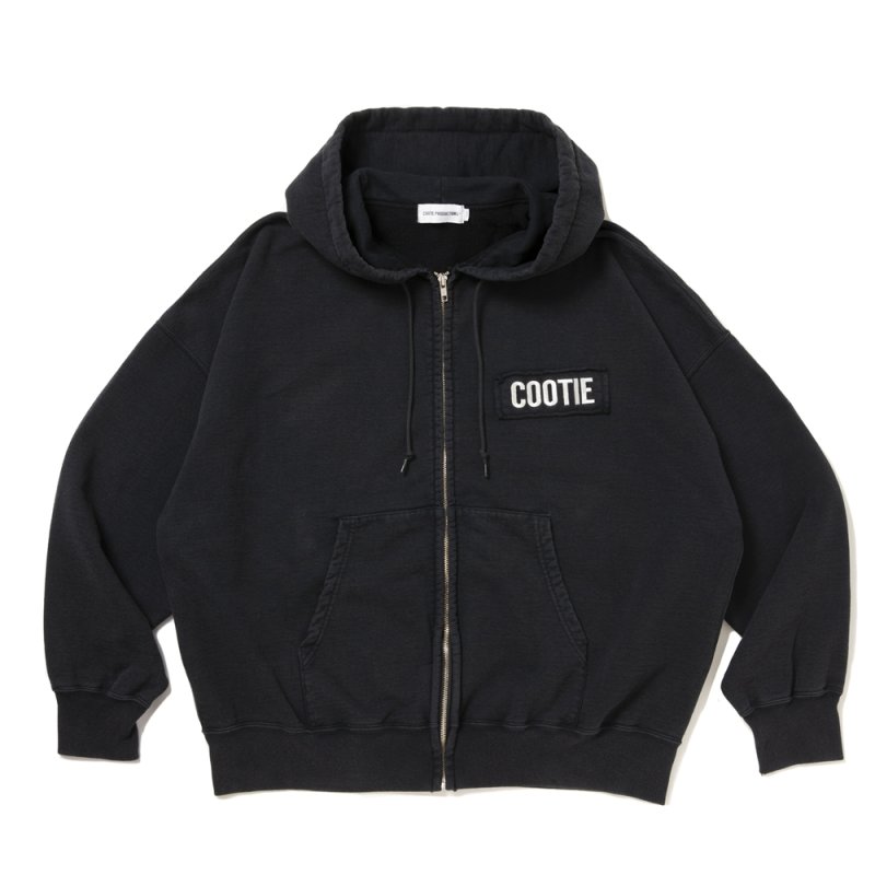 画像1: COOTIE PRODUCTIONS/AD Processing Sweat Zip Hoodie（Black）［スウェットジップフーディー-26春夏］