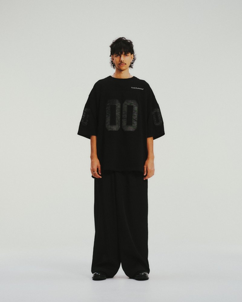 画像3: COOTIE PRODUCTIONS/Plaited Jersey Football S/S Tee（Black）［フットボールT-26春夏］