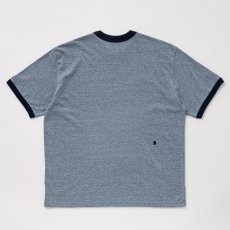 画像2: RATS/TRIM TEE（HEATHER NAVY）［トリムT-26春夏］ (2)