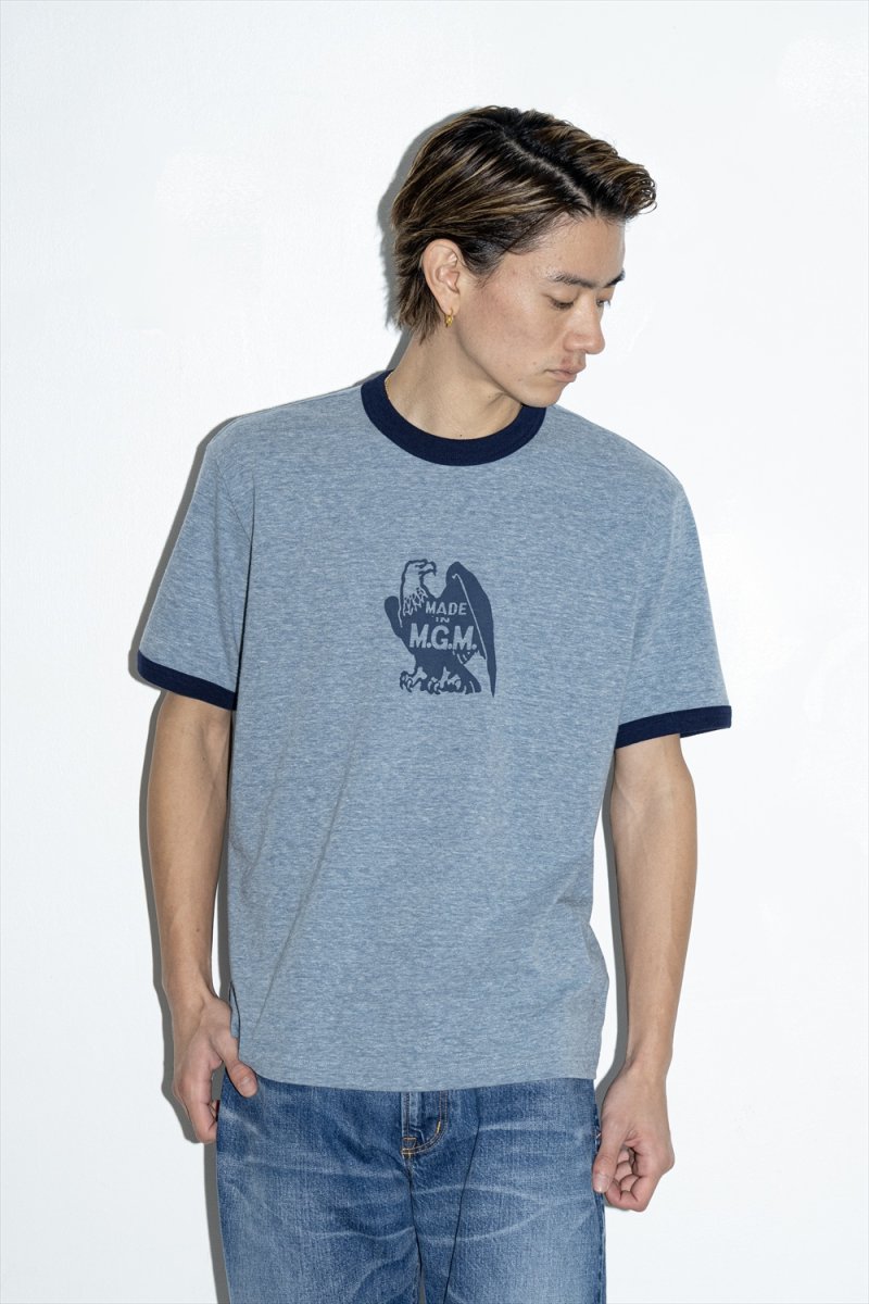 画像6: RATS/TRIM TEE（HEATHER NAVY）［トリムT-26春夏］ (6)