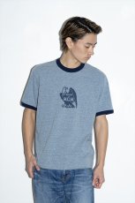 画像6: RATS/TRIM TEE（HEATHER NAVY）［トリムT-26春夏］ (6)