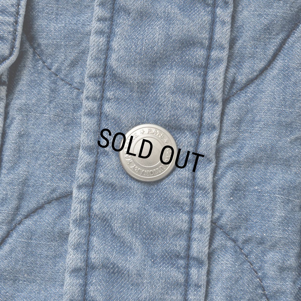 画像5: RATS/DENIM QUILTING SHIRT JKT（INDIGO）［デニムキルティングシャツJKT-26春夏］ (5)