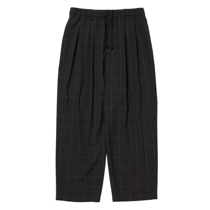 画像1: COOTIE PRODUCTIONS/T/W 2 Tuck Easy Pants（Check）［T/Wツータックイージーパンツ-26春夏］