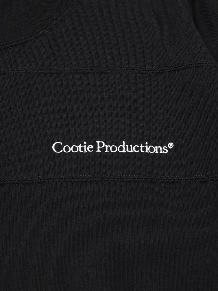 画像4: COOTIE PRODUCTIONS/Plaited Jersey Paneling Border S/S Tee（Black）［パネリングボーダーT-26春夏］ (4)