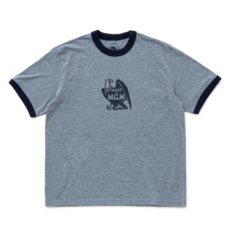 画像1: RATS/TRIM TEE（HEATHER NAVY）［トリムT-26春夏］
