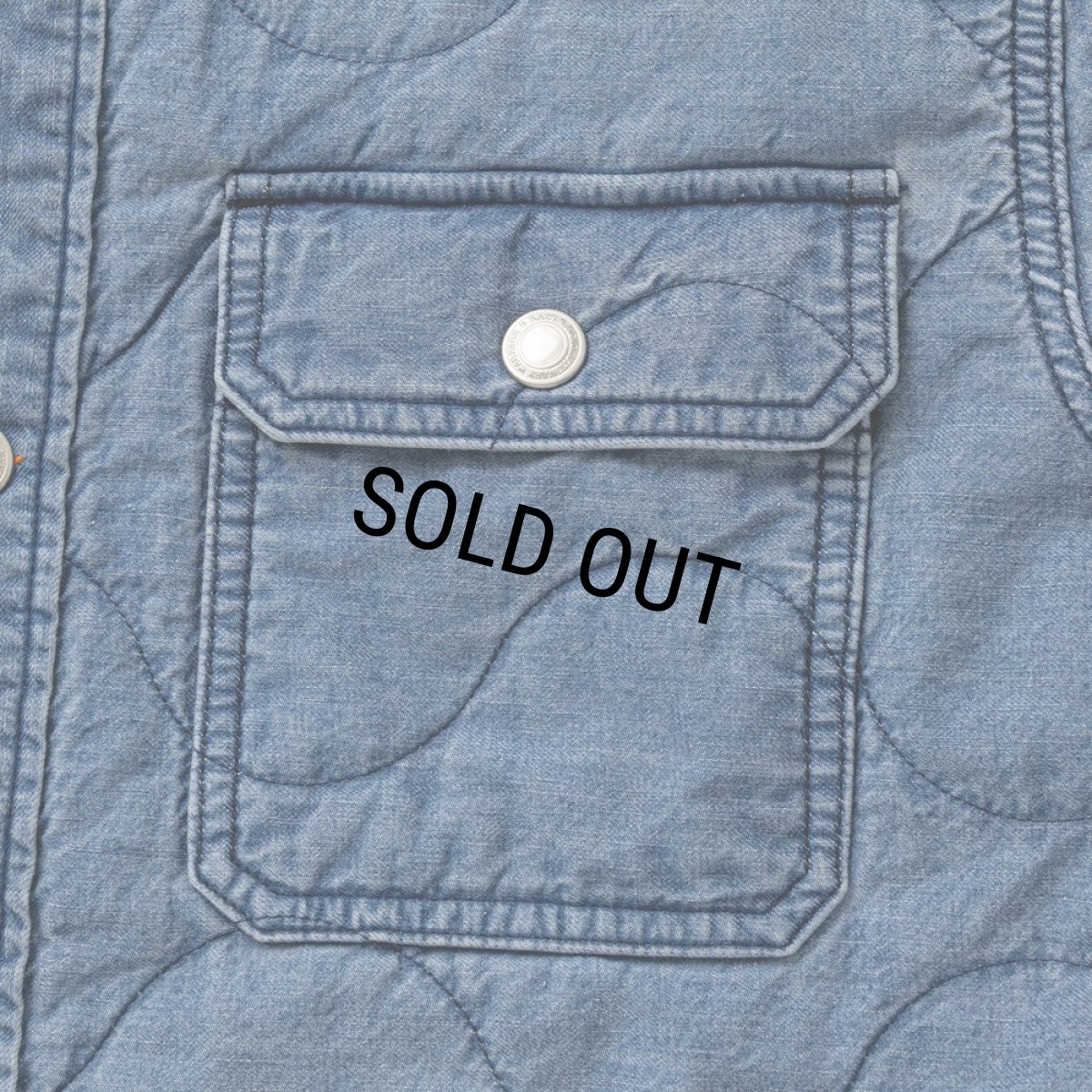 画像6: RATS/DENIM QUILTING SHIRT JKT（INDIGO）［デニムキルティングシャツJKT-26春夏］ (6)