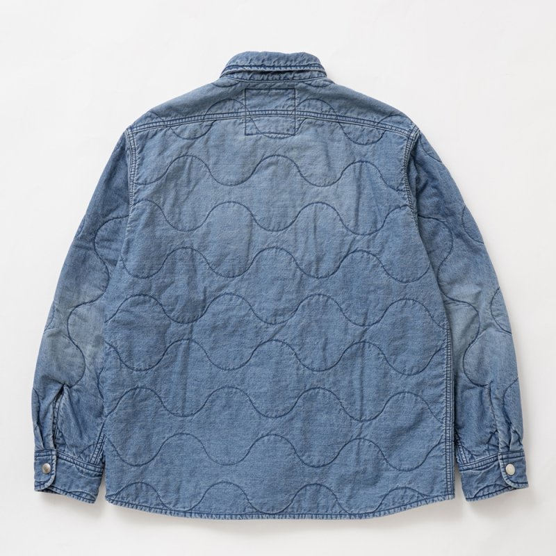 画像2: RATS/DENIM QUILTING SHIRT JKT（INDIGO）［デニムキルティングシャツJKT-26春夏］