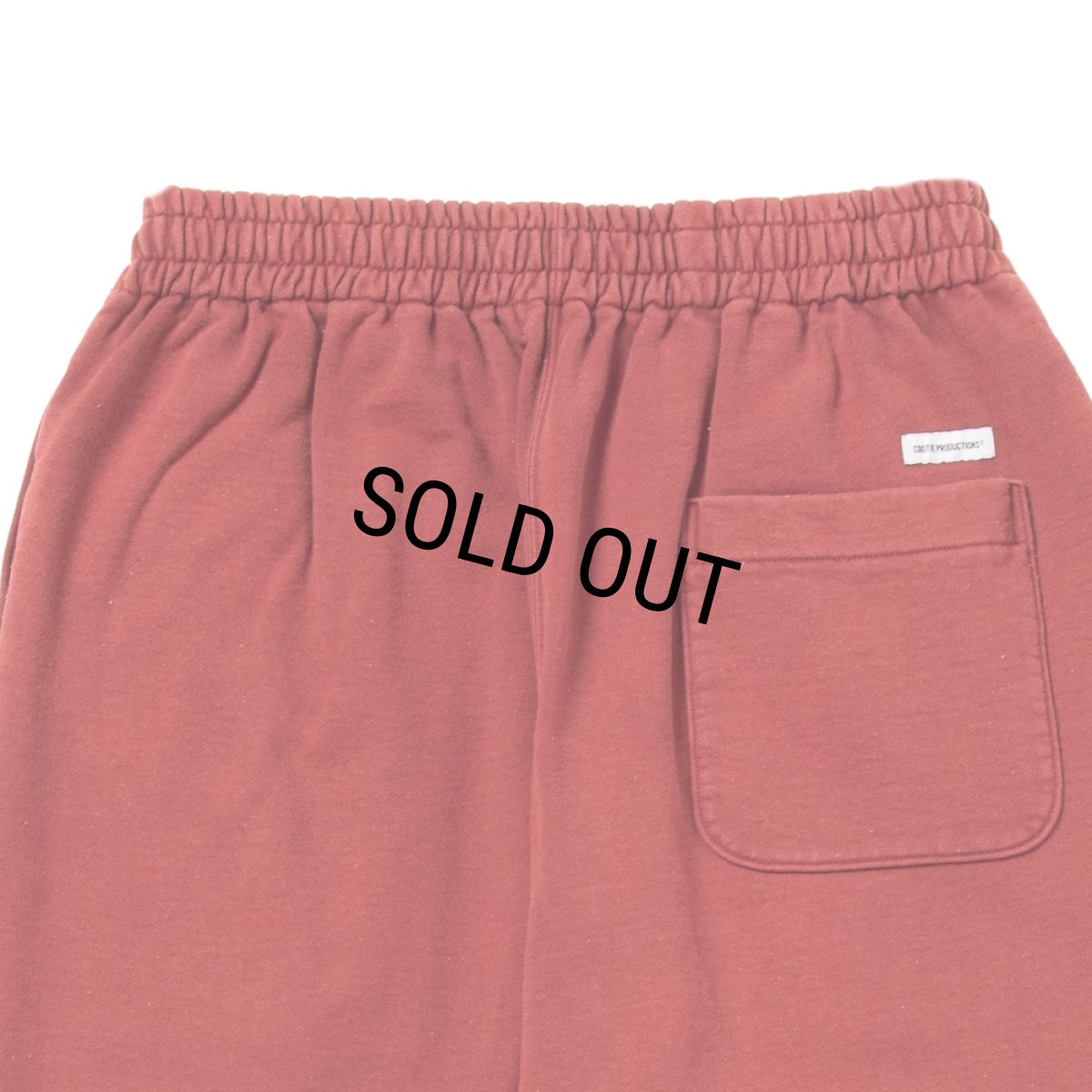画像4: COOTIE PRODUCTIONS/AD Processing Pin Tuck Wide Sweat Easy Pants（Burgundy）［ピンタックワイドスウェットイージーパンツ-26春夏］ (4)