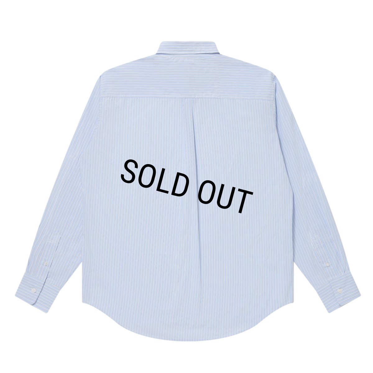 画像2: BlackEyePatch/GRINDCORE LOGO STRIPED L/S SHIRT（BLUE） (2)