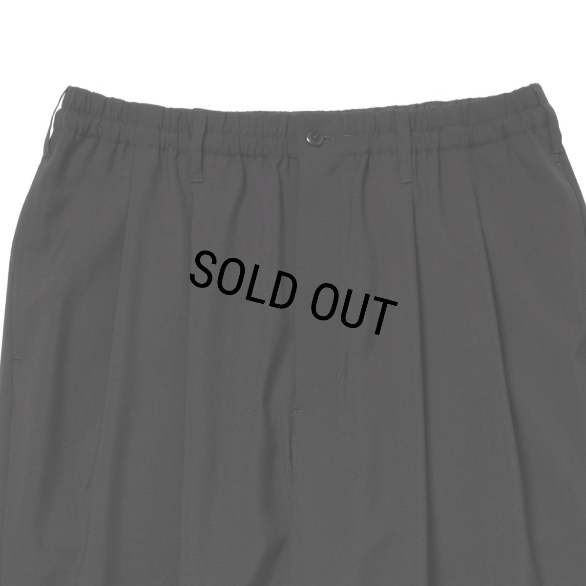 画像3: COOTIE PRODUCTIONS/T/W 2 Tuck Easy Pants（Black）［T/Wツータックイージーパンツ-26春夏］ (3)