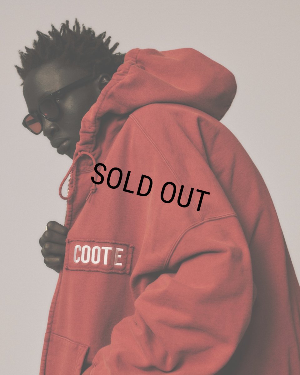 画像7: COOTIE PRODUCTIONS/AD Processing Sweat Zip Hoodie（Black）［スウェットジップフーディー-26春夏］ (7)