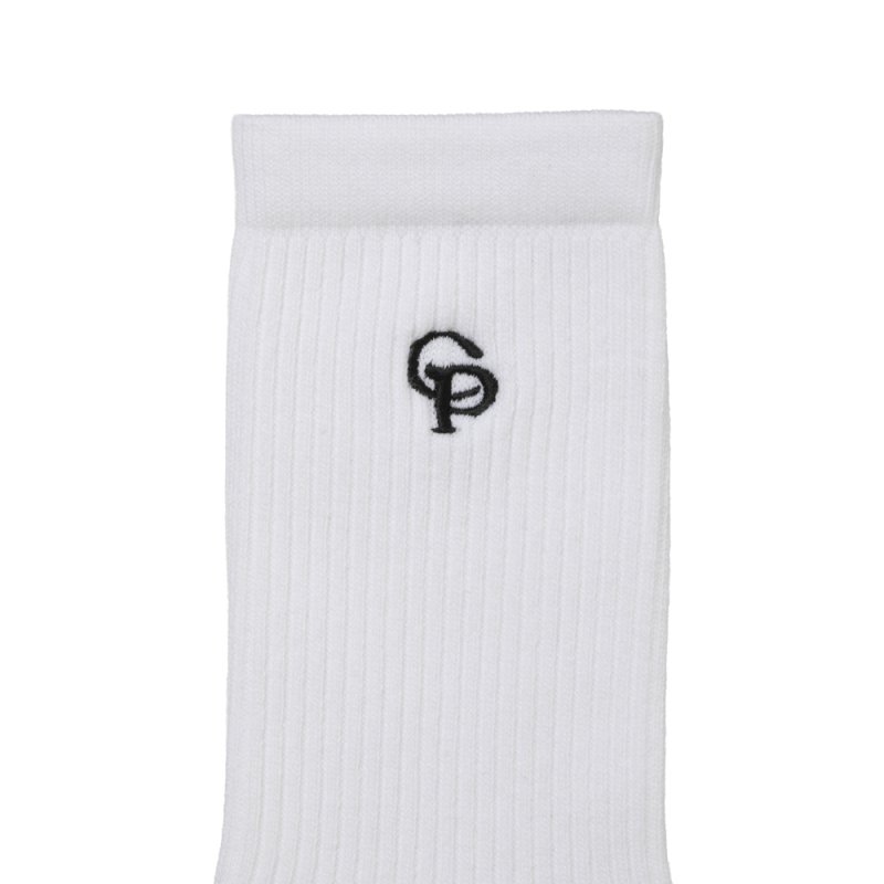 画像2: COOTIE PRODUCTIONS/N/C Middle Socks（White）［ミドルソックス-26春夏］