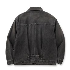 画像2: CALEE/1st TYPE DENIM JACKET（USED BLACK）［ファーストタイプデニムJKT-26春夏］ (2)