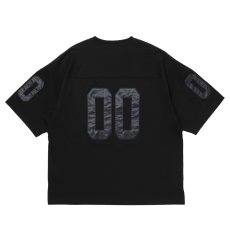 画像2: COOTIE PRODUCTIONS/Plaited Jersey Football S/S Tee（Black）［フットボールT-26春夏］ (2)
