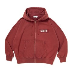 画像1: COOTIE PRODUCTIONS/AD Processing Sweat Zip Hoodie（Burgundy）［スウェットジップフーディー-26春夏］ (1)