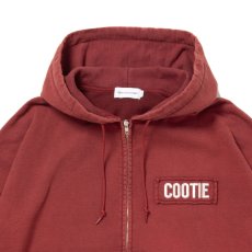 画像2: COOTIE PRODUCTIONS/AD Processing Sweat Zip Hoodie（Burgundy）［スウェットジップフーディー-26春夏］ (2)