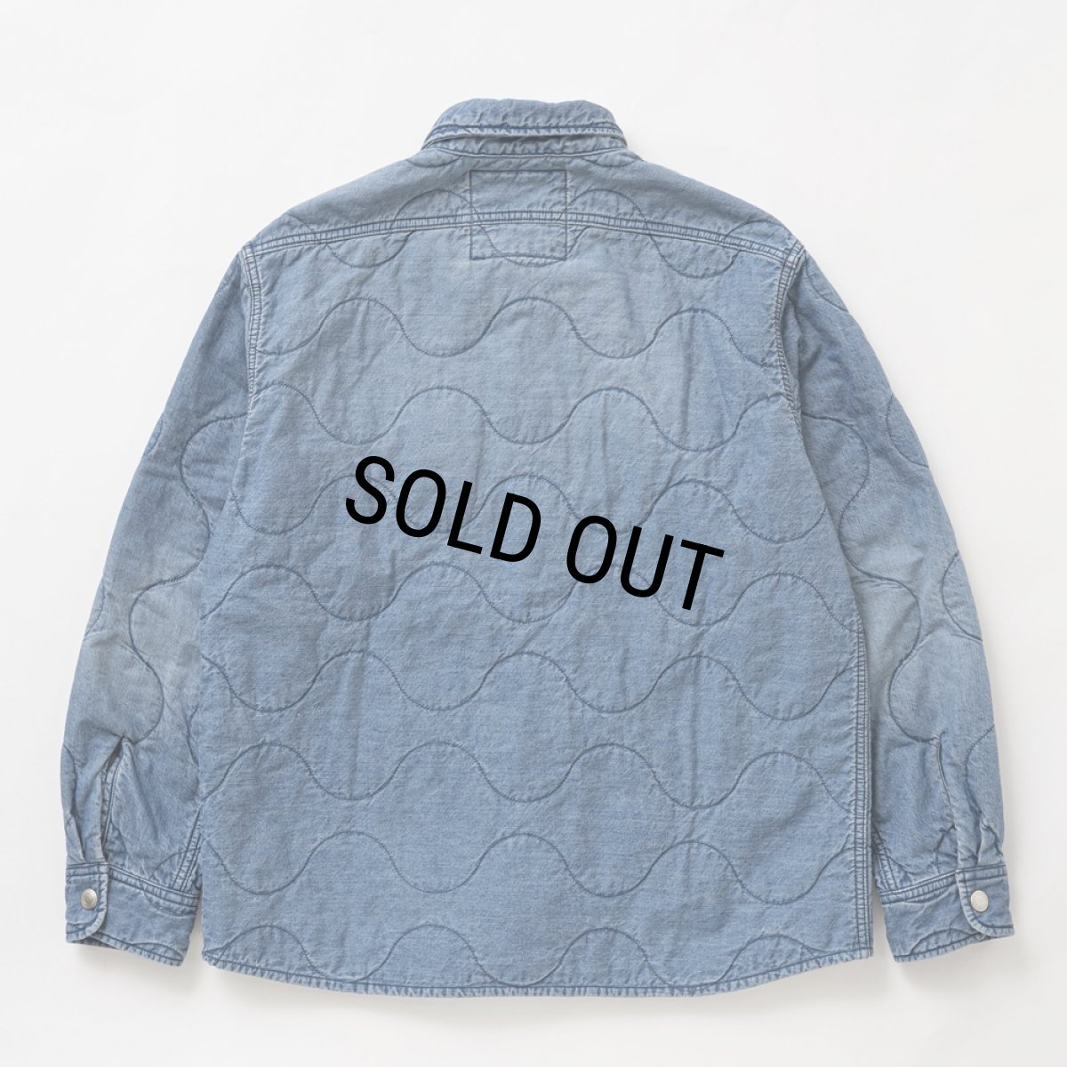 画像8: RATS/DENIM QUILTING SHIRT JKT（INDIGO）［デニムキルティングシャツJKT-26春夏］ (8)