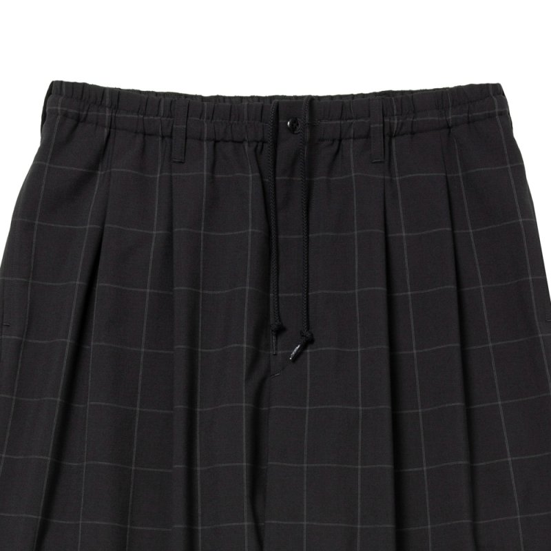 画像3: COOTIE PRODUCTIONS/T/W 2 Tuck Easy Pants（Check）［T/Wツータックイージーパンツ-26春夏］