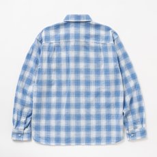 画像2: RATS/BOARD CHECK SHIRT（SAX BLUE CHECK）［ボードチェックシャツ-26春夏］ (2)